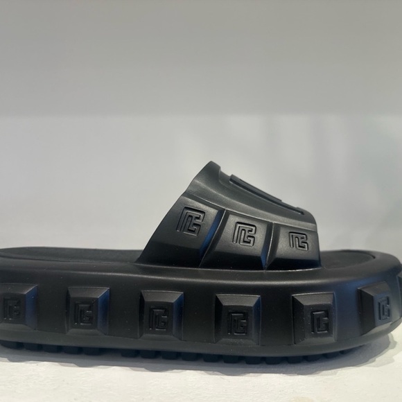 🌷❗️Sale❗️Balmain Black Ari Slides - Picture 3 of 7
